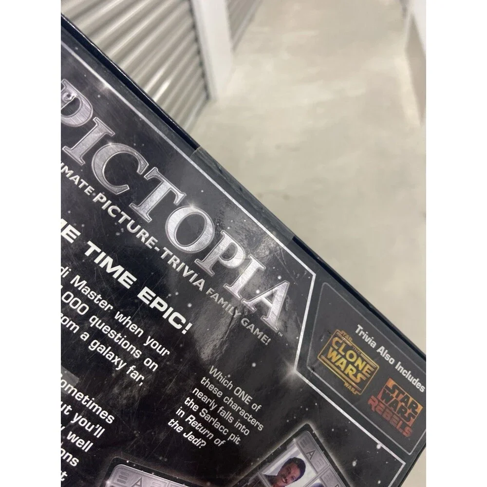 Pictopia Star Wars Edition Ultimate Picture Trivia Family Board Game NEW